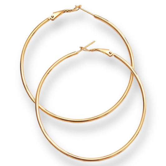 Pendientes de aro grandes